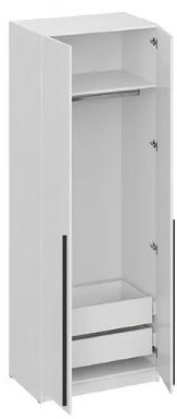 мс Берген ШК-800.2 белое дерево/белое дерево