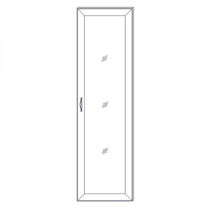 Фасад двери с зеркалом Сиена