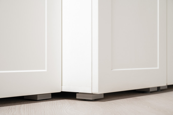 Остин Прихожая 24, белый шагрень/дуб крафт золотой