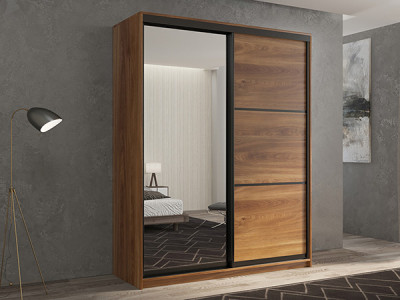 Шкаф-купе Кааппи 2 Кастелло Бренди 120х45х230 см