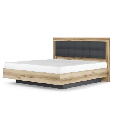 Кровать-5 с подъемным основанием 1400 экокожа Вега Скандинавия