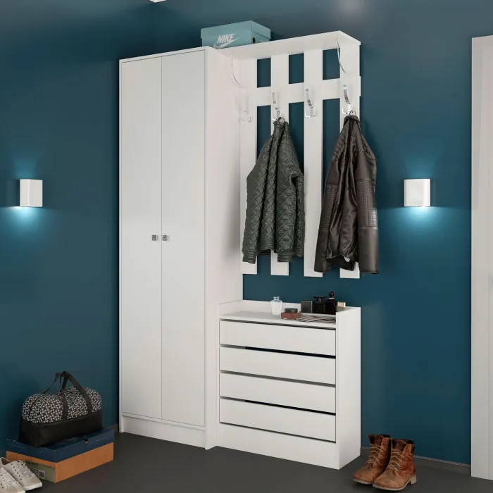 Ямайка Вешалка ЯПВ-1 (700*1200*260) белый