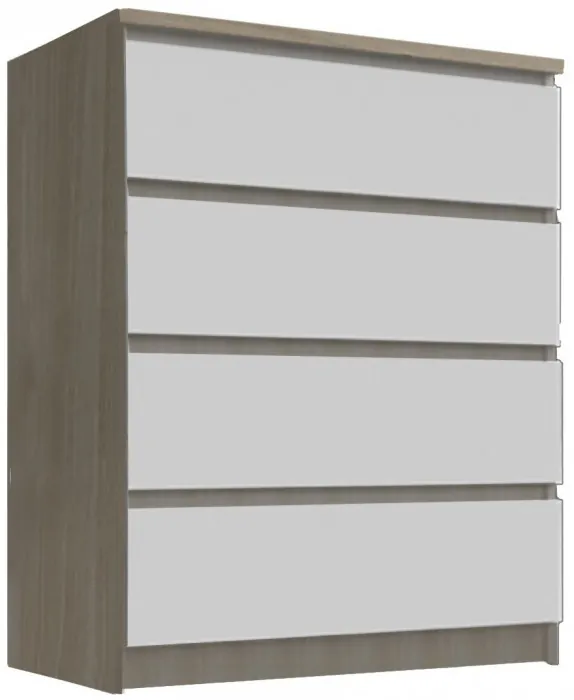 Модульная детская Челси, композиция 5 (Белый глянец, Дуб Сонома)