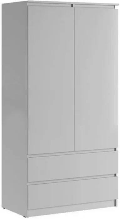 Челси Шкаф 2-х створчатый комбинированный (Графит, Графит)