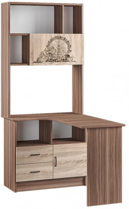 Подростковая Орион, набор 2, Ясень шимо/Дуб сонома