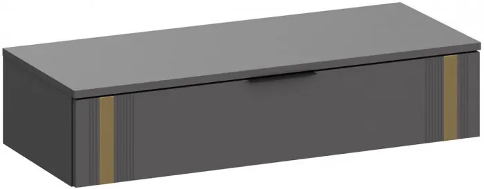 Модульная Прихожая Эмэ, набор №6, Графит/Графит золото