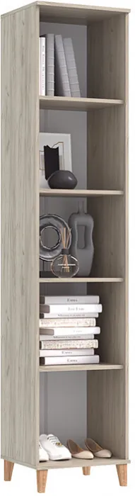 Пенал закрытый Ирис, Крафт серый/Кашемир