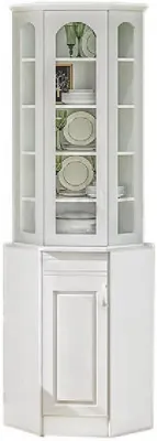 Буфет Констанция угловой (Белый матовый)