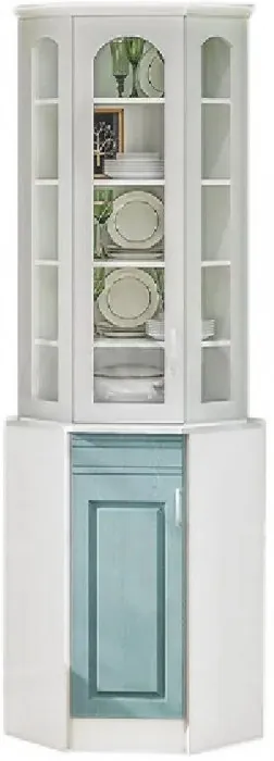 Буфет Констанция угловой (Белый матовый)