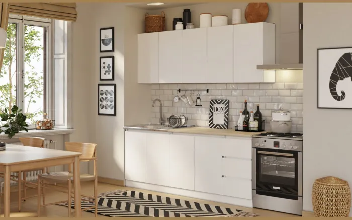 Кухня ЛДСП Челси 2000 (графит)