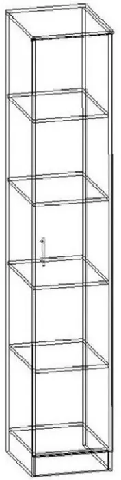 Шкаф Соло Эра, Ясень шимо