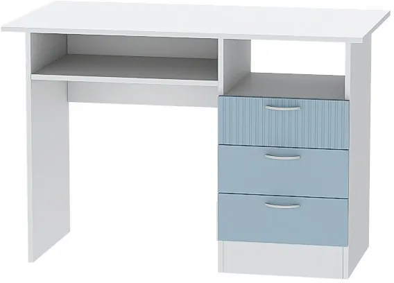 Детская комната Бриз МДФ, набор 10, Белый/Антарктида (Полосы)