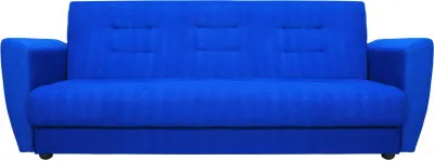 СПБ Диван Лира 140 синий пружинный блок Боннель