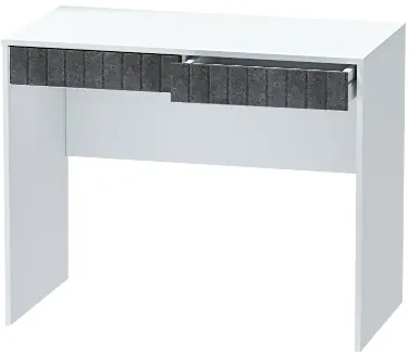 Столик туалетный "Иннэс-7", Белый/Бетон графит