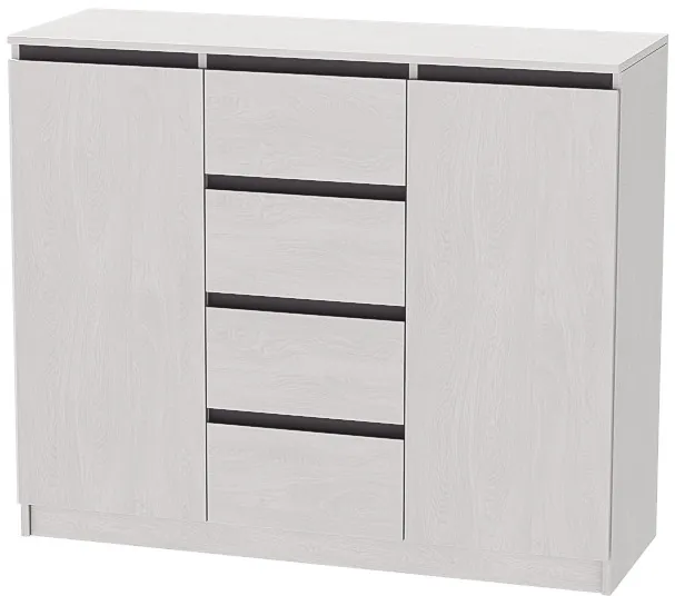 Модульная спальня Кэт-1, набор 1, Ясень Анкор Светлый/Графит