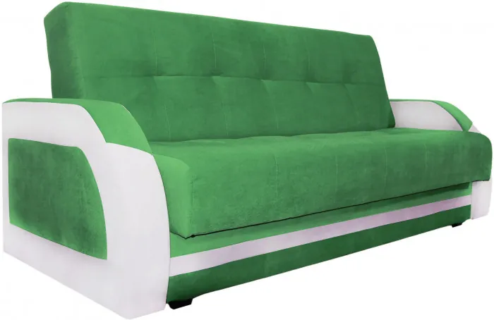 Диван-книжка Феникс 120 зеленый , пружинный блок Боннель