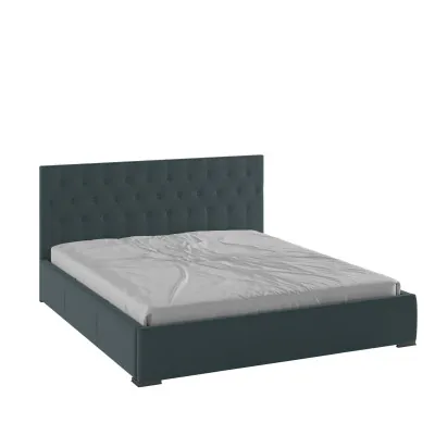 Октавия Кровать интерьерная 180 серый ромб, ортопед