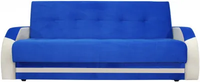 Диван-книжка Феникс 140 синий, пружинный блок Боннель