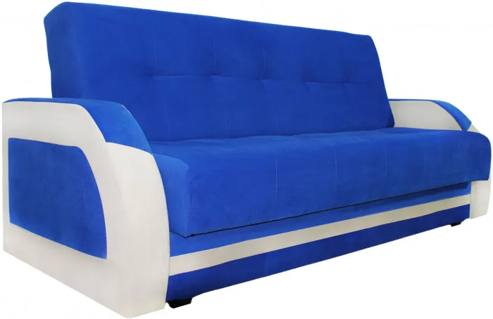 Диван-книжка Феникс 140 синий, пружинный блок Боннель