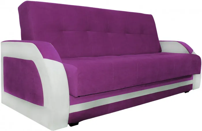 Диван-книжка Феникс 120 фиолетовый , пружинный блок Боннель