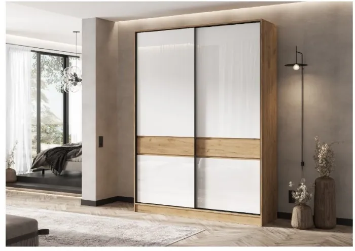 Модульная прихожая Роджина, комп.4 (Графит, Крафт золотой)