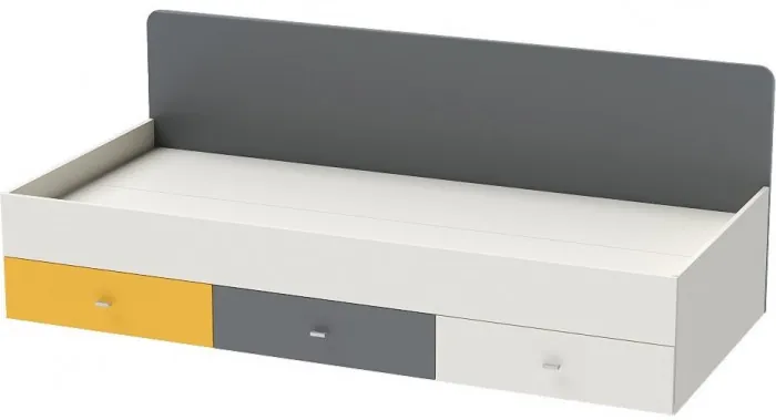 Модульная детская Клео набор 1 (Графит/Миндаль/Солнечный)