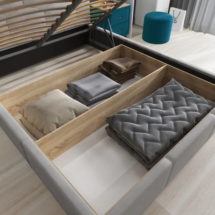 Манука Кровать интерьерная 900 мятный, ПМ