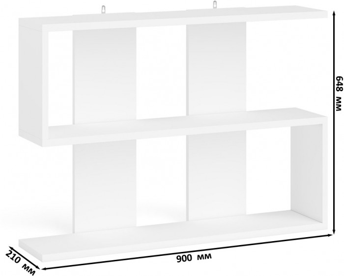 Мори Стол компьютерный МС-1 левый + Комод МК800.1 + Полка 900, цвет белый, ШхГхВ 170,4х50х209,6 см., НЕ универсальная сборка