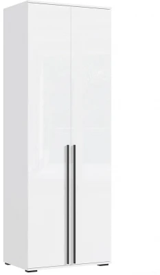 Норд Шкаф 2-х ств. 800 Белый/Белый Глянец холодный