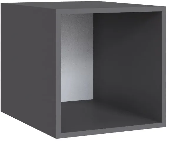 Модульная гостиная Мадрид, композиция 6, Белый/Графит серый