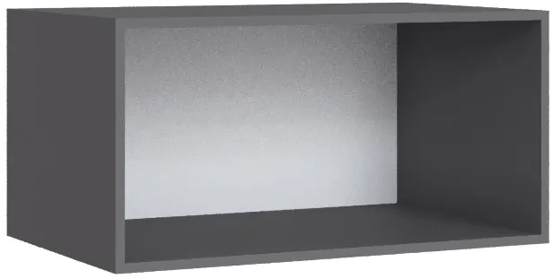 Модульная гостиная Мадрид, композиция 6, Белый/Графит серый