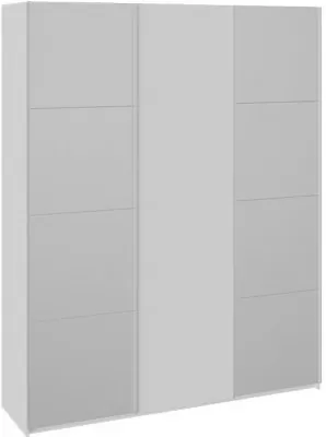 Траст СШК 2.210.70-13.11.13 Шкаф-купе 3-х дверный (2100x580x2300) (Белый снег,Зеркало/Белый снег/Зеркало)