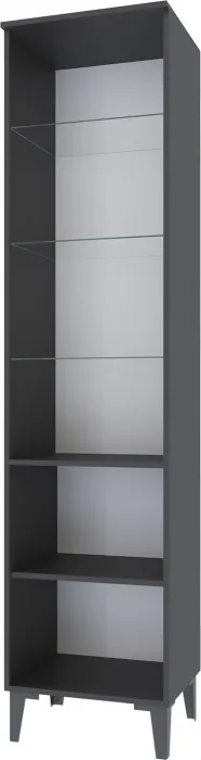 Толедо Пенал-витрина ТШ-1 графит серый