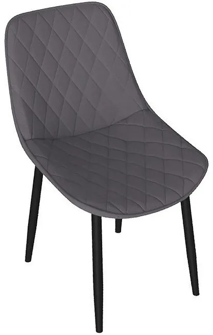 Оскар Стул (Белый муар/Велюр L005 синий)