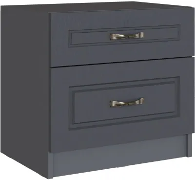 Тумба прикроватная Апполия, Графит серый/Лунный кратер