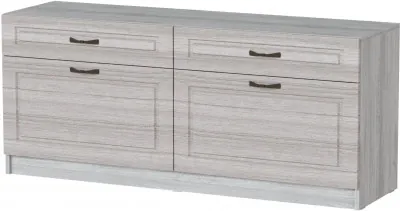 Тумба под ТВ Апполия, Ясень анкор светлый/Сандал белый