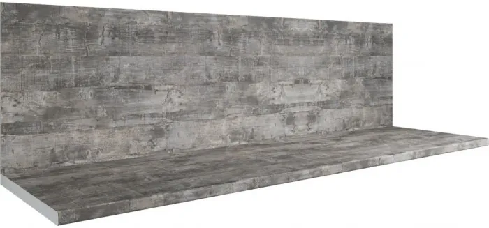 Кухонный гарнитур Кампео 1,0м Белый снег/Бриз