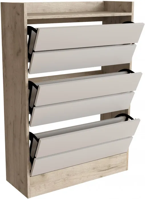 Модульная Прихожая Ямайка, композиция 2, Крафт серый/Кашемир