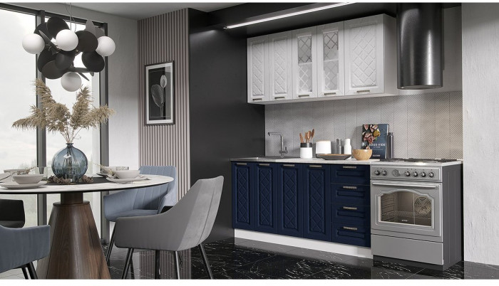 Кухня МДФ Агава 1600, Трюфель