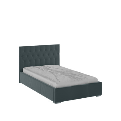 Октавия Кровать интерьерная 120 серый ромб, ПМ