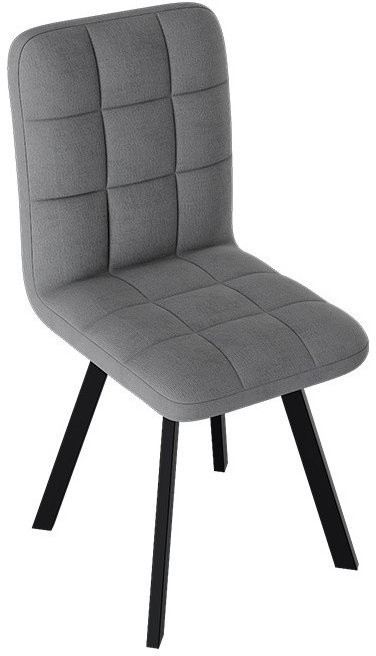 Франк ДП 2-17 Стул (паук) (Черный матовый/Микровелюр Бежевый)