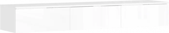 Норд Полка косметическая (Белый глянец, Белый)