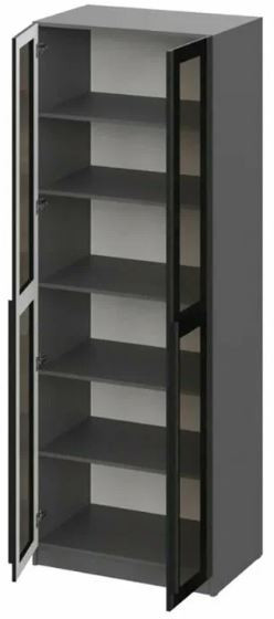 мс Берген ШКС-800 серый графит/софт черный