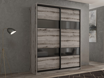 Шкаф-купе Кааппи 7 Эвок Окаменелый 170х45х230 см