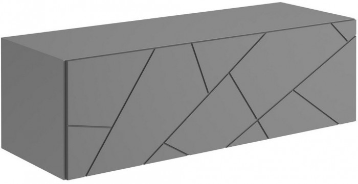 Модульная гостиная Гранж, композиция 5 (Серый шифер/Крафт золотой / Графит софт)