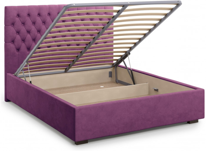 Кровать Nemi 160 с подъемным механизмом, Velutto 15