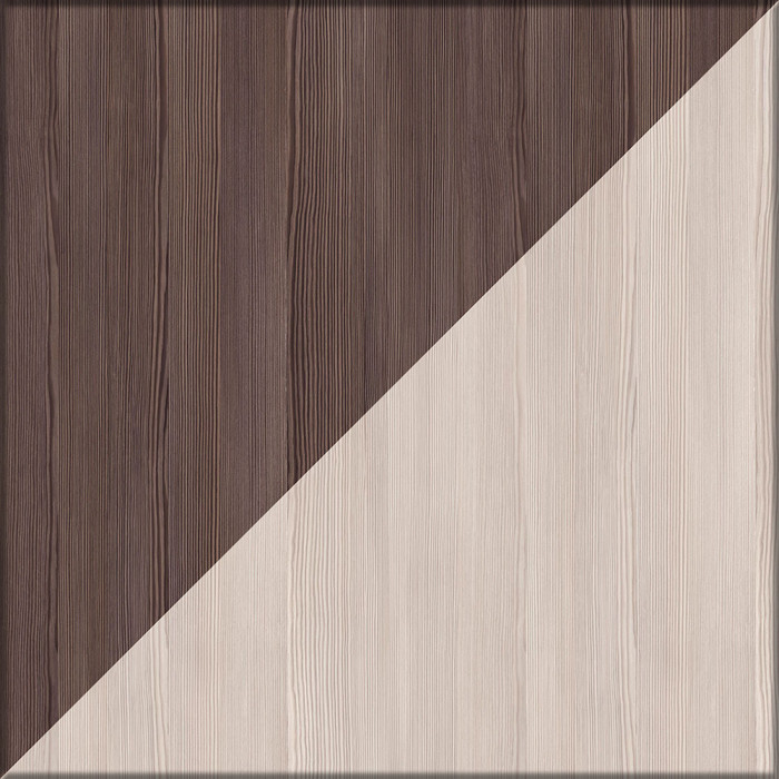 Лира ГК Прихожая 1 2-0714+2-3814 Тумба под обувь + Вешалка с зеркалом, цвет бодега тёмный/бодега светлый, ШхГхВ 100х33х185 см., универсальная сборка