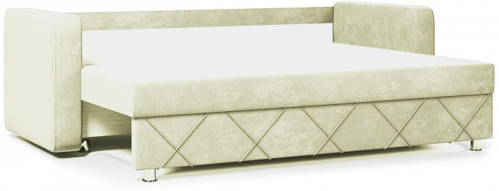 Раскладной диван-кровать, прямой, еврокнижка, цвет бежевый, Стелла 145х190