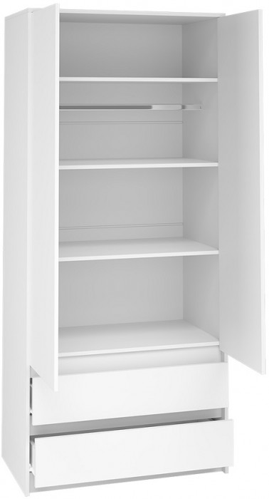 Шкаф для одежды и белья Айден ШК06-900, белый