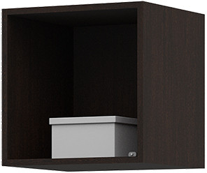 Антресоль 400 Машенька (400х400х380) Фасад БЕЛФОРТ/Корпус ВЕНГЕ